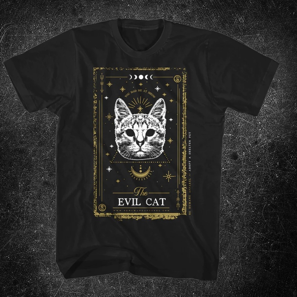Behumane XS Kitty Tarot Graphic Tee
